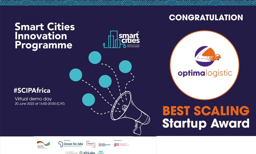 Optimalogistic seleted as the Best scaling Startup by SCIP