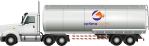 Semi-tank truck